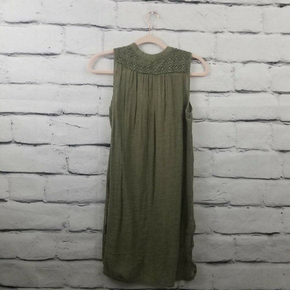 Bobeau Womens Size Medium High Low Hem Gauzy Tunic - Picture 3 of 6